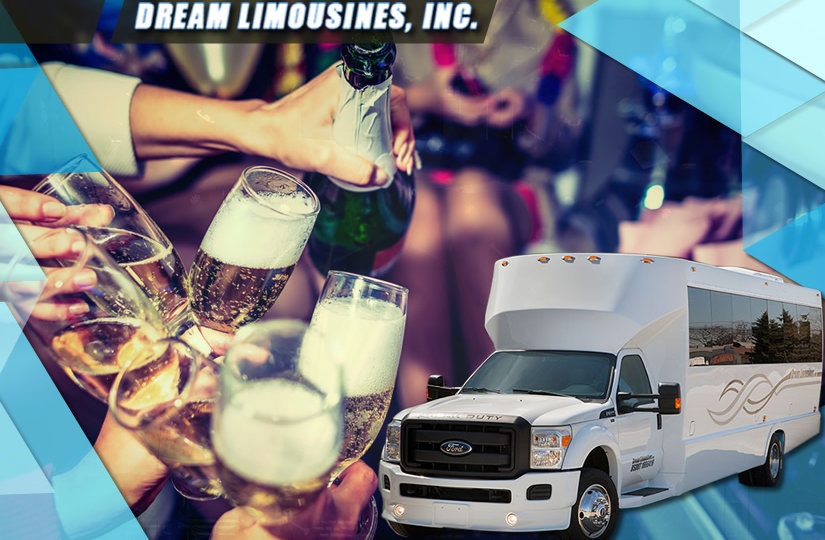 Limousine-Party-Bus